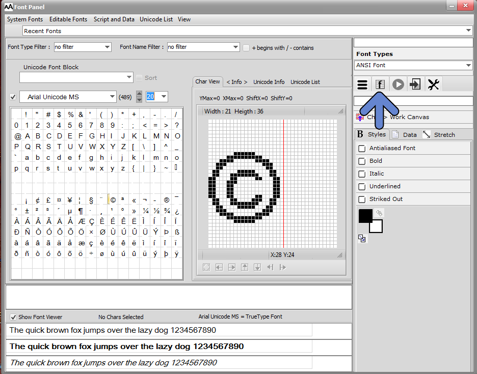 Cocos creator bitmap font creator